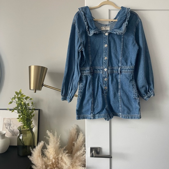 We The Free | Denim Romper | Size S - Picture 1 of 3